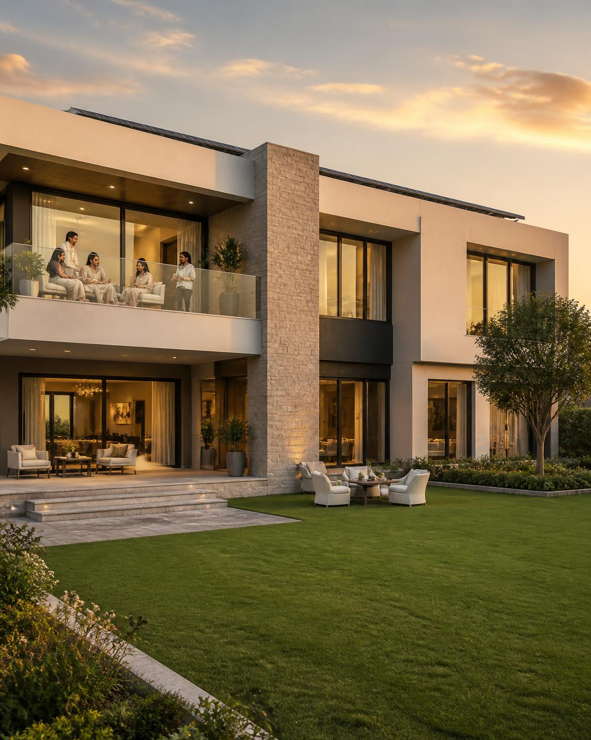 Residential asset with integrated solar